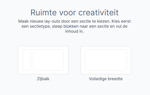 Choose layout