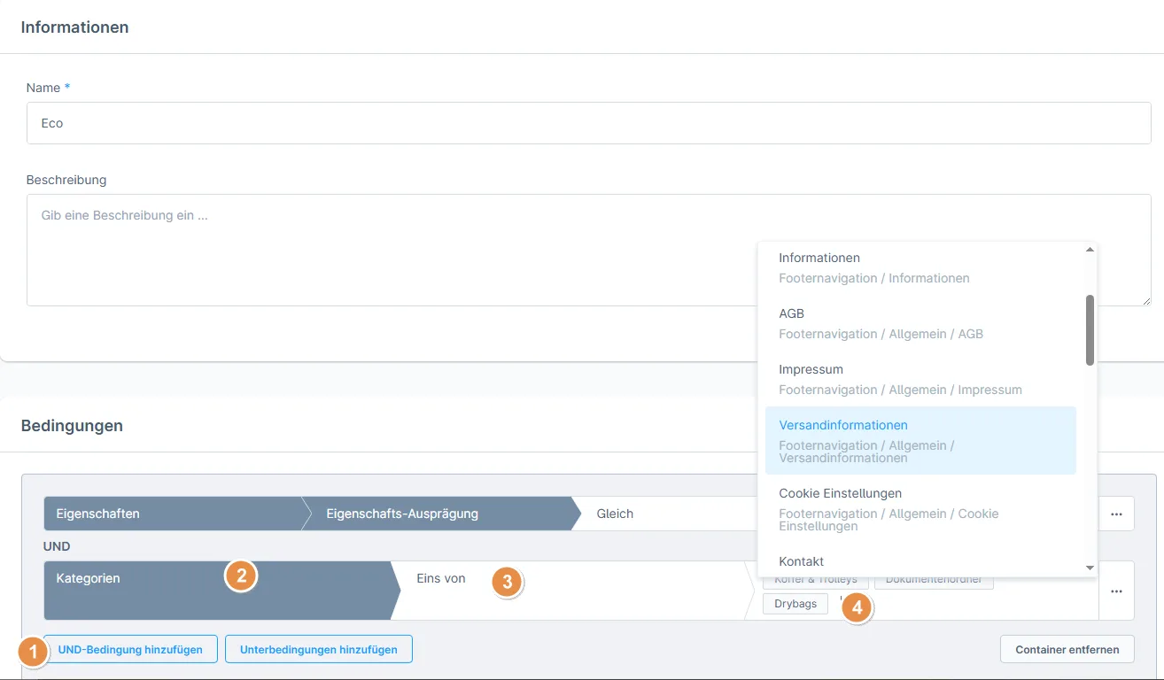 Product group example