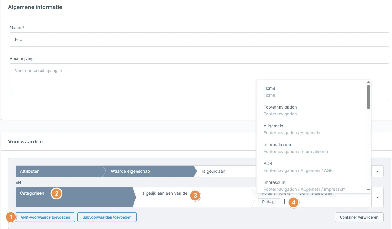 Product group example