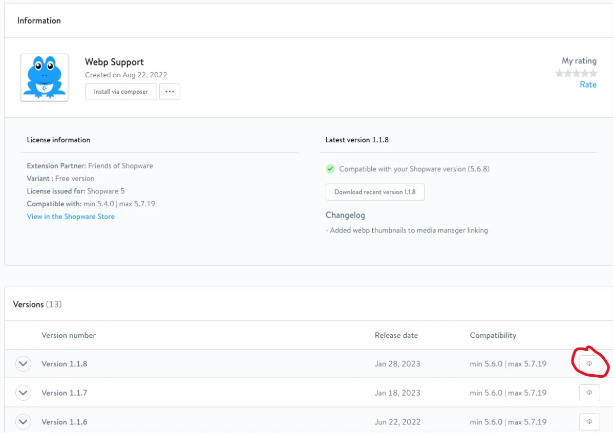 Download plugin