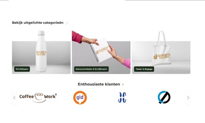 Geschenkfactory – challenge