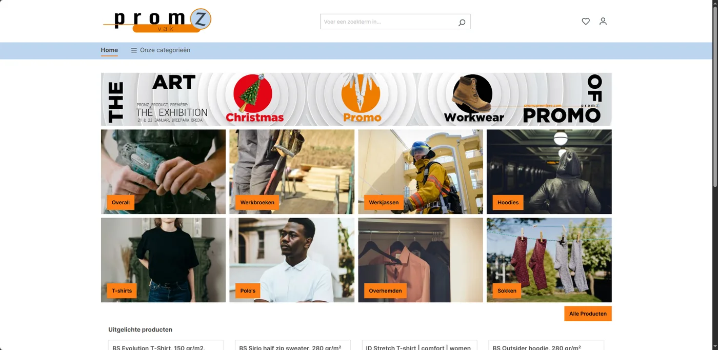 PromZ Workwear Sourcing screenshot